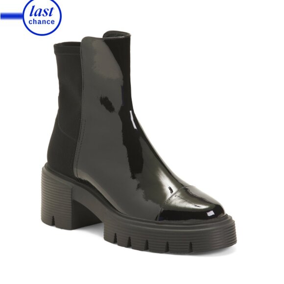STUART WEITZMAN Black Made In Spain 5050 Soho Booties - Picture 1 of 2
